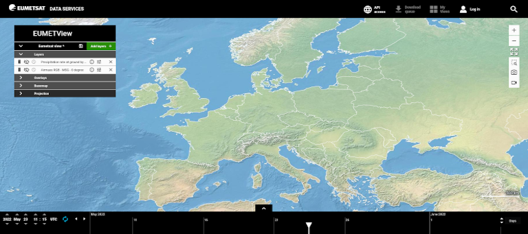 Eumetsat Map Viewer